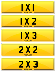 Dateless Number Plates